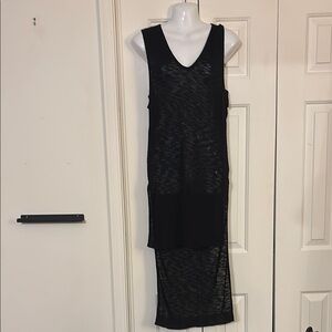 Express Black Beach Sheer Coverup